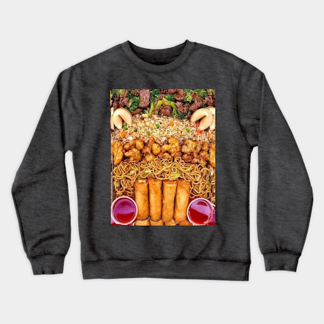Chinese food pattern Crewneck Sweatshirt by Foodinasty